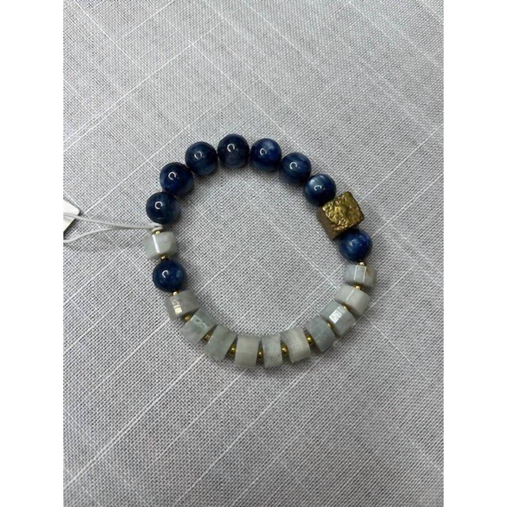 NEW MICKEY LYNN kyanite stretch bracelet in multi